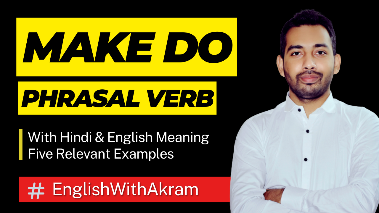 Make do meaning in hindi and english